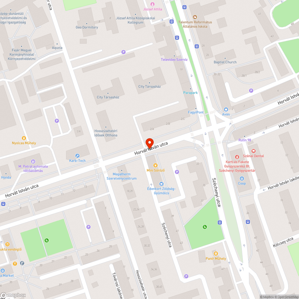 Szintbeli eltérés bejelentés helye