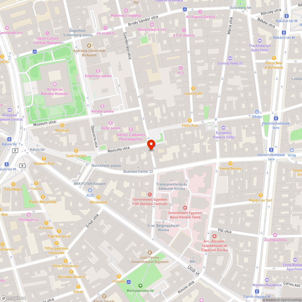 VIII. Szentkirályi utca járdahibák bejelentés helye