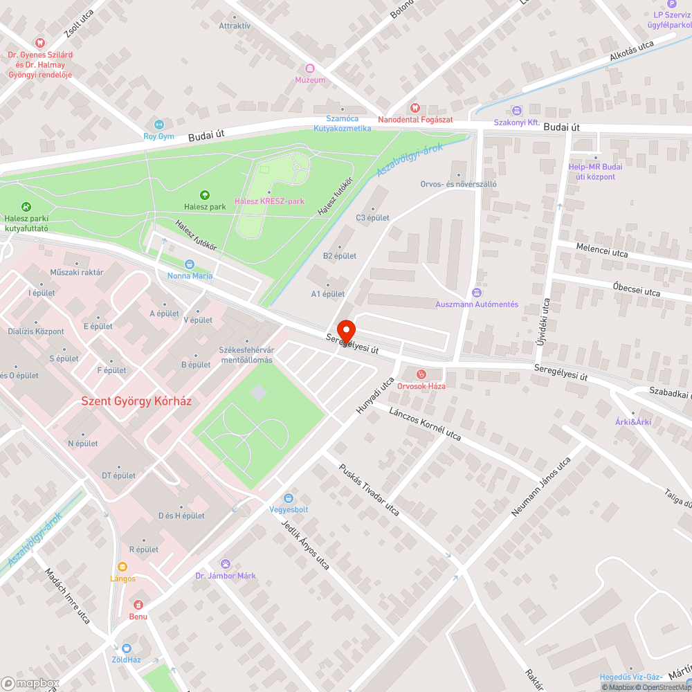 Eltűnt fák bejelentés helye