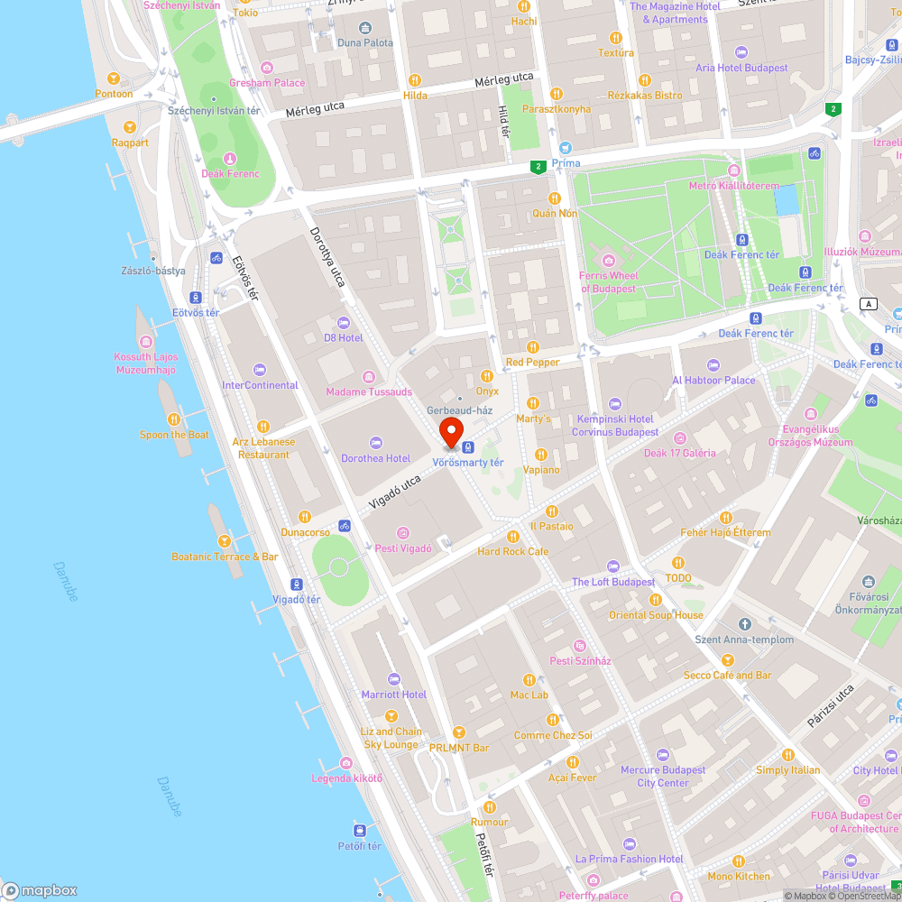 Vörösmarty tér mint szemetes bejelentés helye