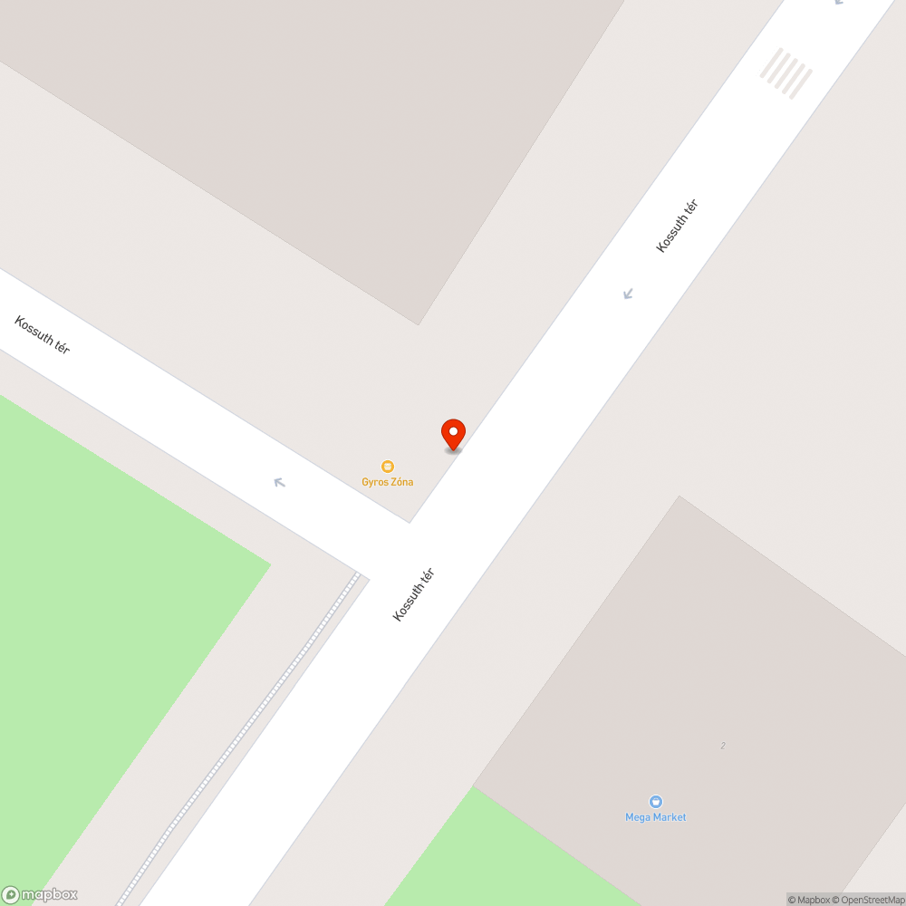 Megoldatlan járdahibák a Kossuth térnél bejelentés helye