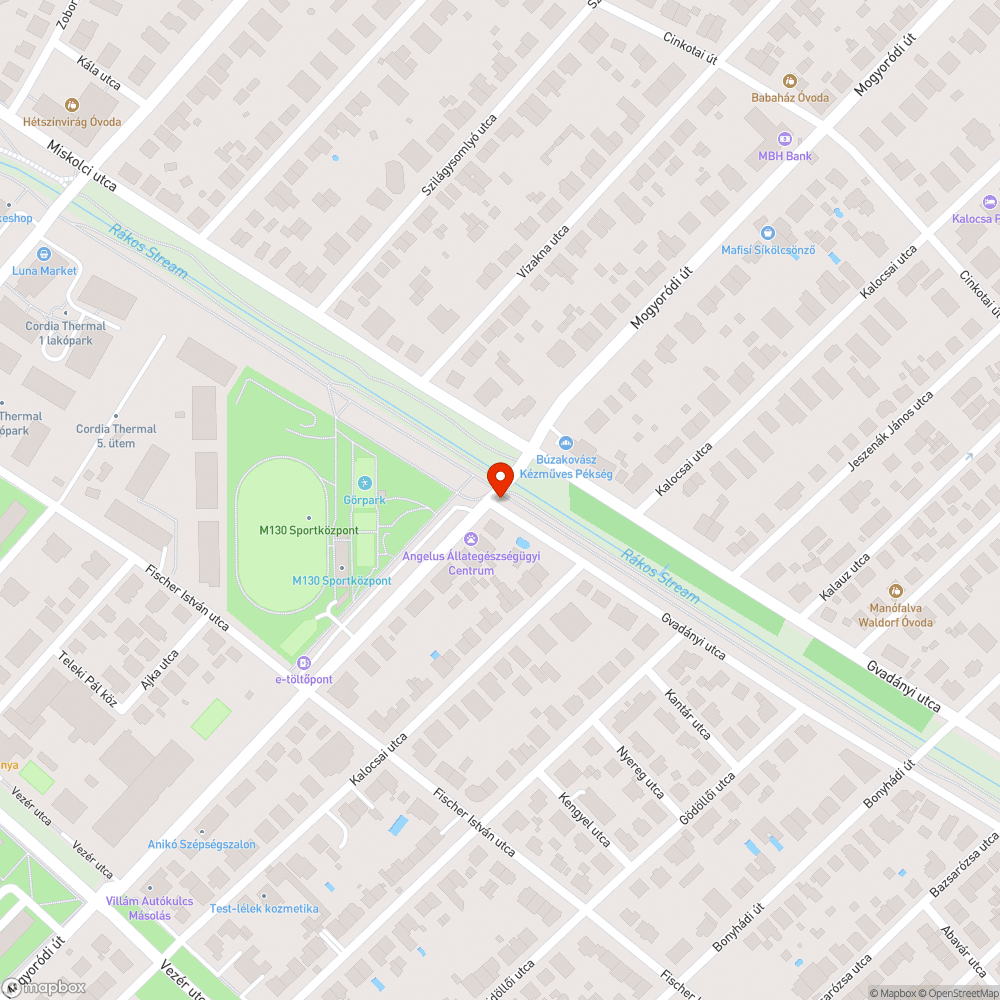 Törött közlekedési lámpa a kerékpárúton bejelentés helye