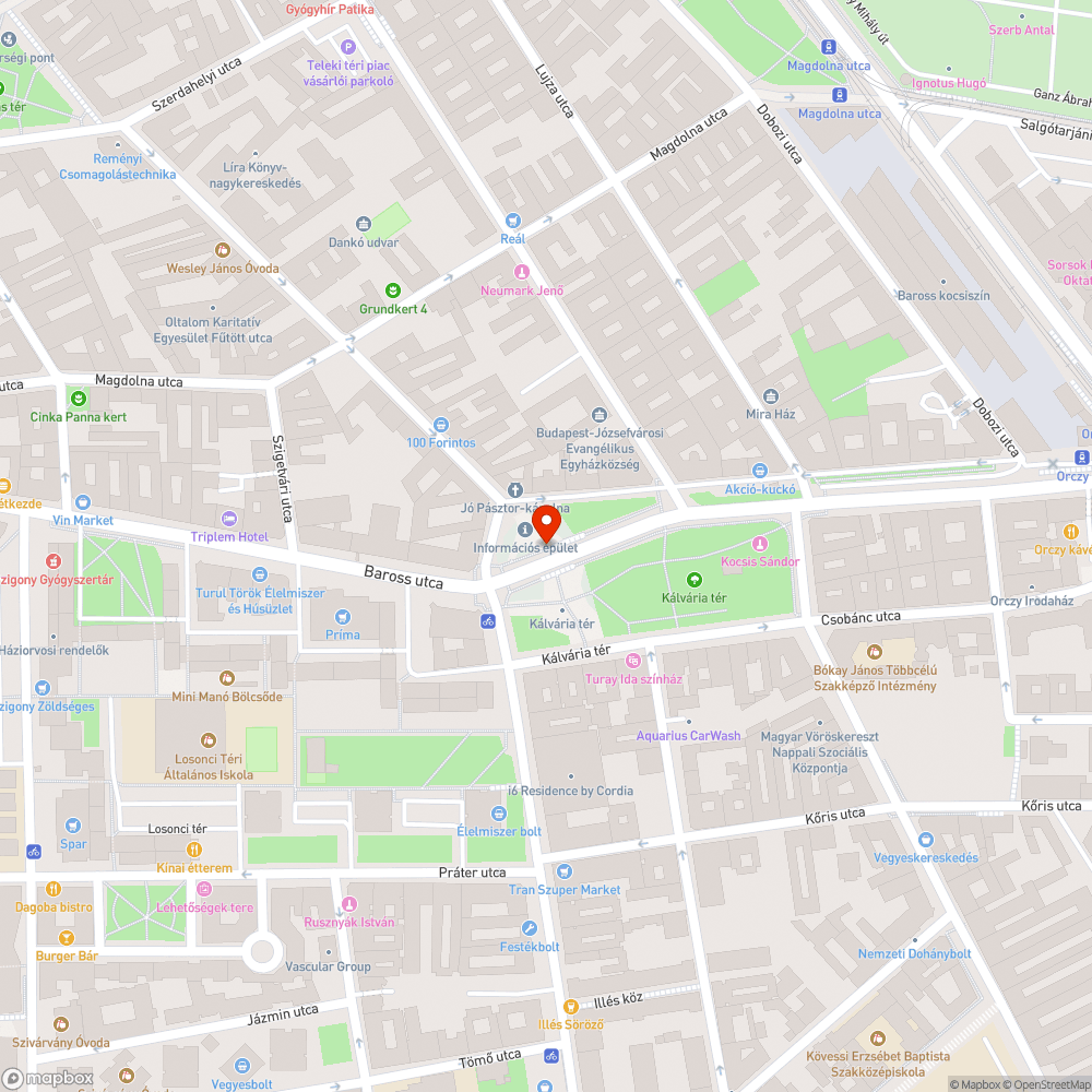 Közlekedési váró pad bejelentés helye