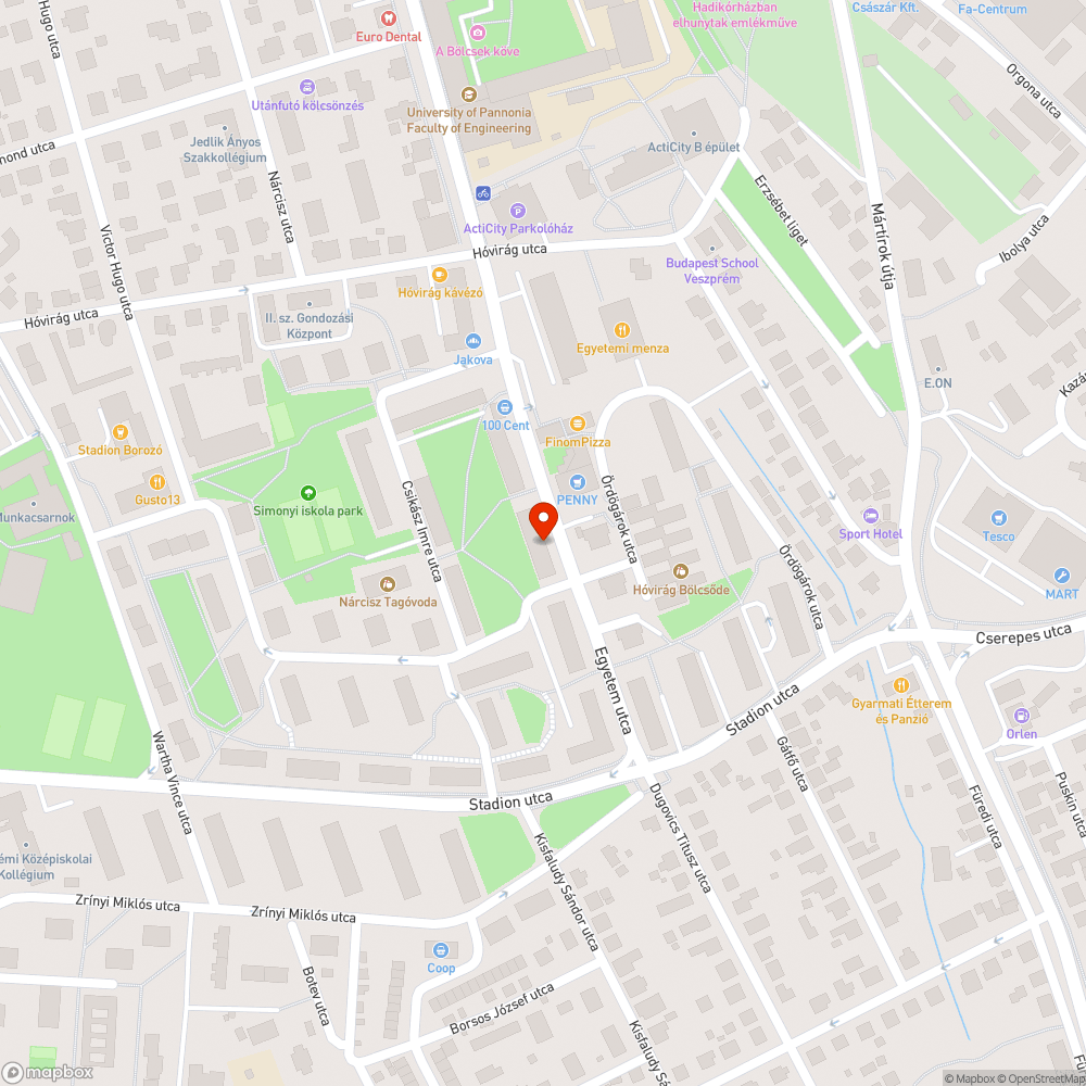 Falevelek bejelentés helye