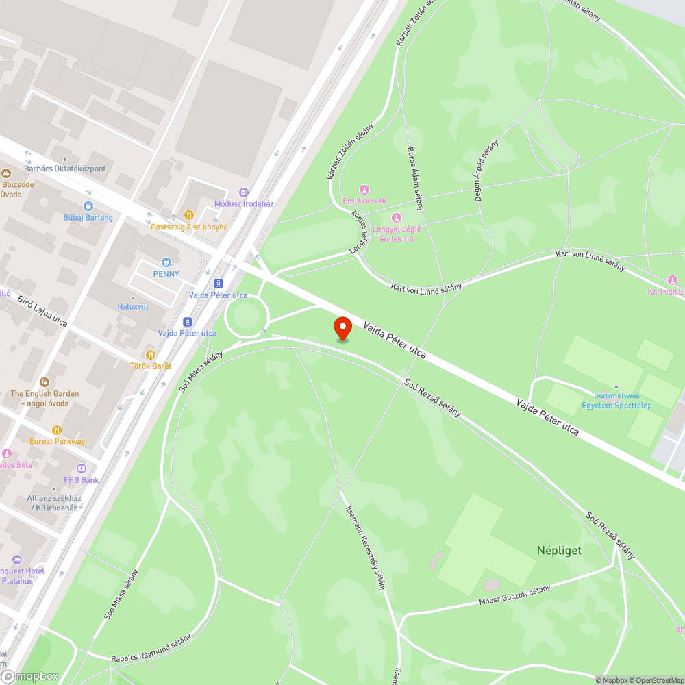 Üvegszilánkok és törmelék a kerékpárút átvezetésén bejelentés helye