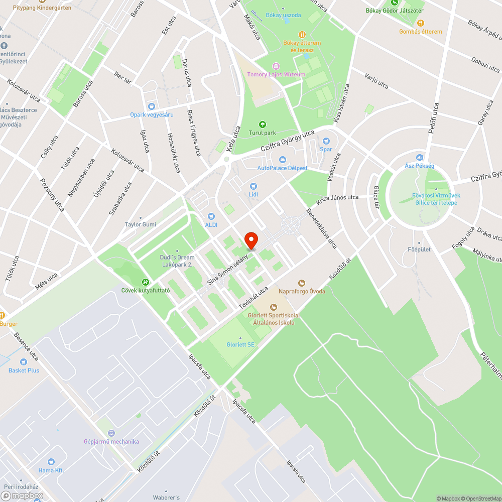 kátyú bejelentés helye