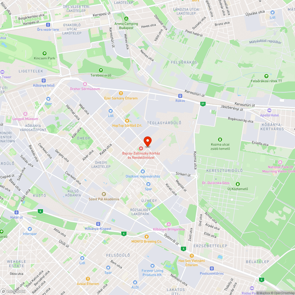 Mocskos Maglódi út bejelentés helye