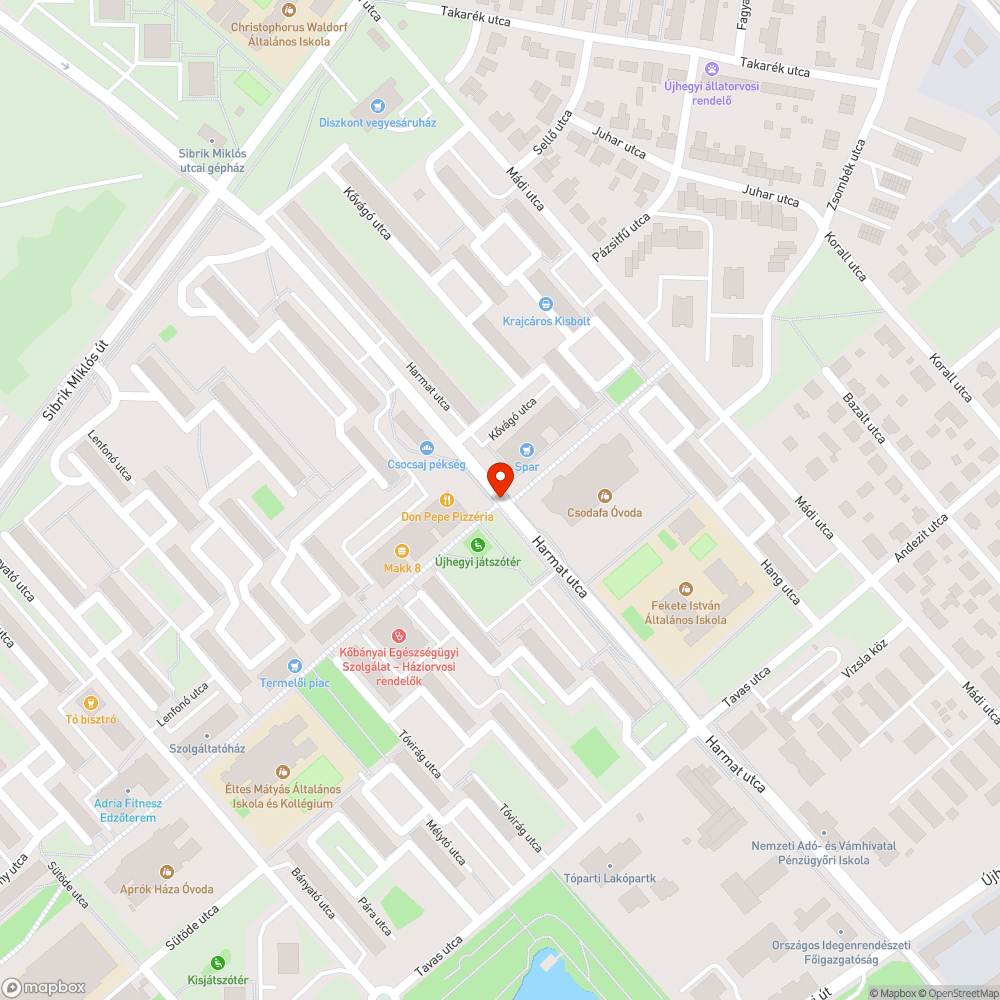 Leesett fémlemez bejelentés helye