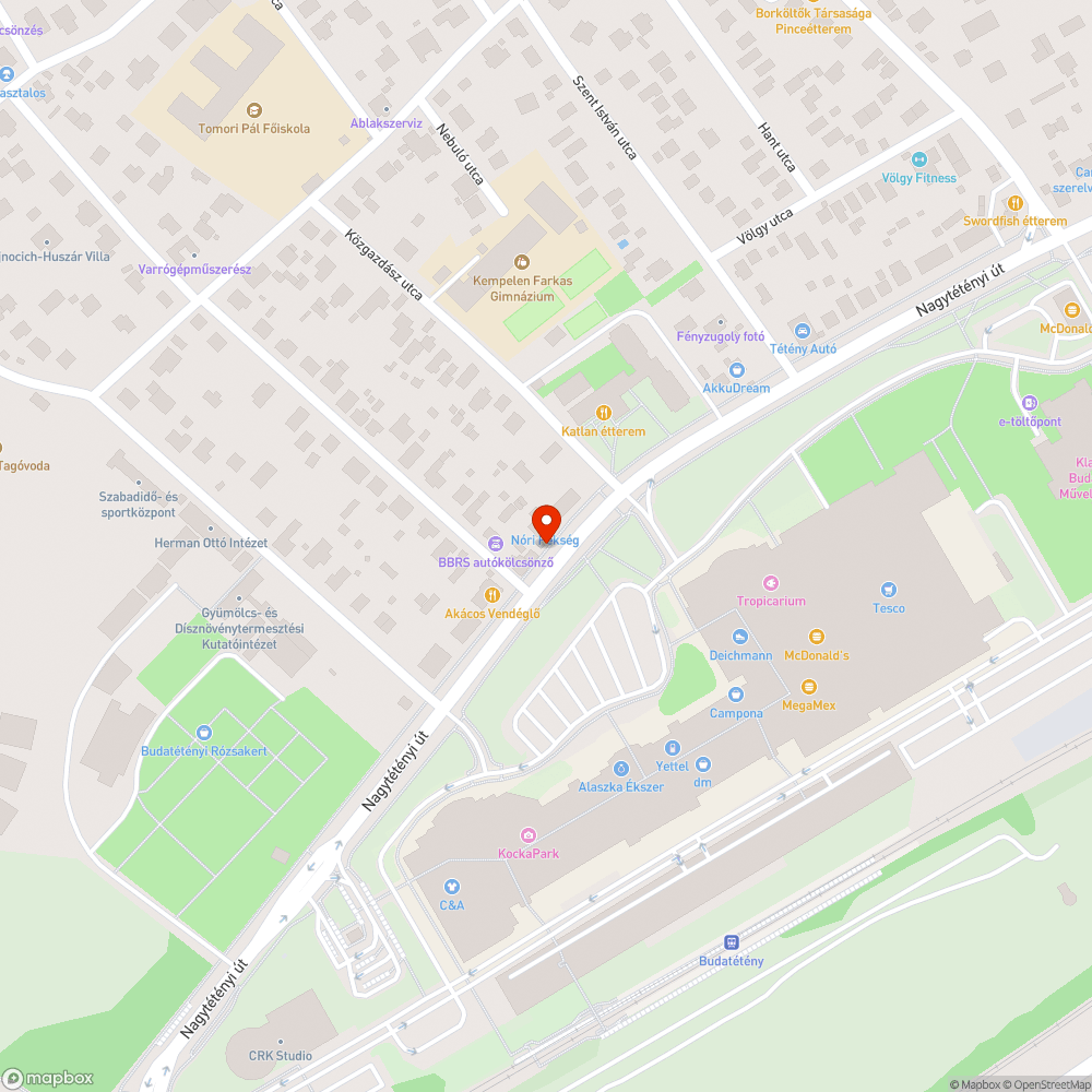 Pocsolya Campona buszmegállóban bejelentés helye