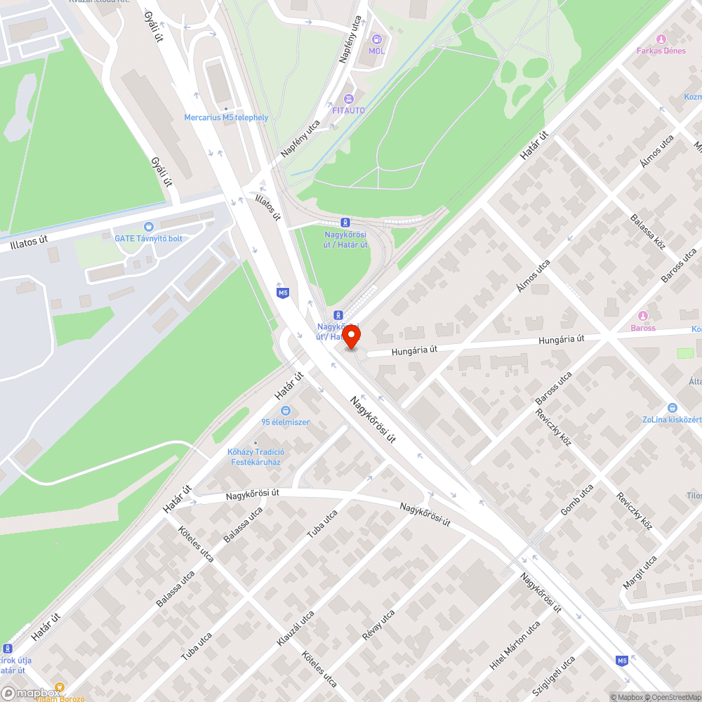 Borzalmas kinézetű közműjelző oszlop bejelentés helye