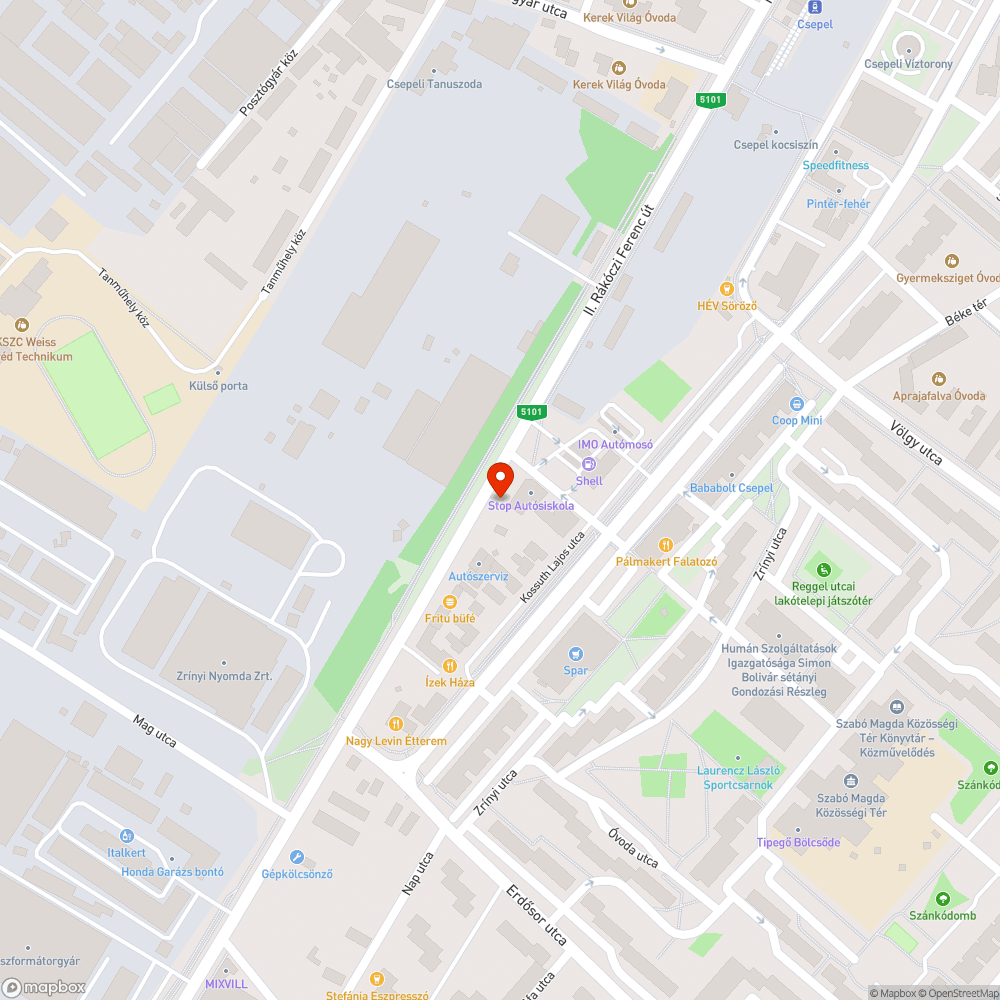 Fuvaros parkoló kapuja a járdára nyílik bejelentés helye