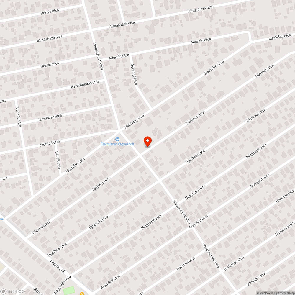 Megsüllyedt úttest bejelentés helye