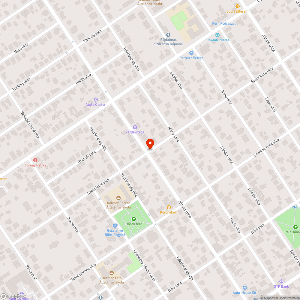 Veszélyes fa bejelentés helye