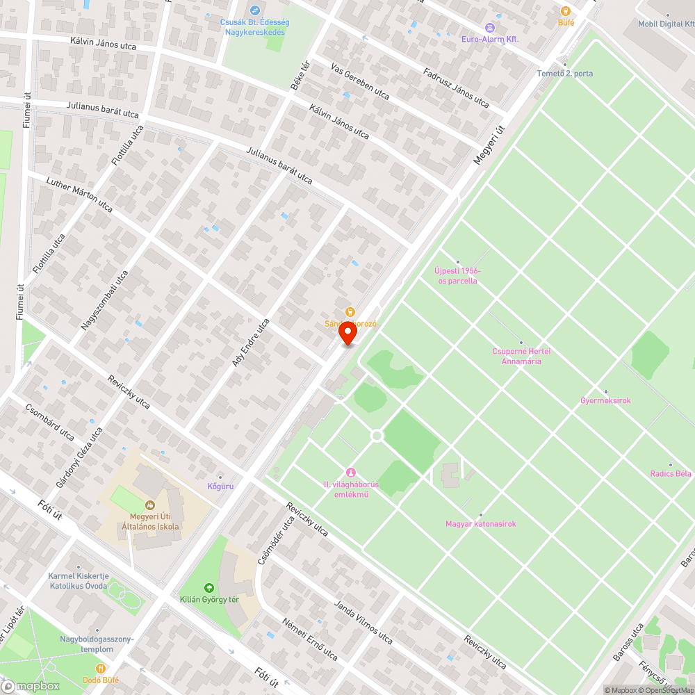 Elhagyott, lejárt műszakis autó bejelentés helye