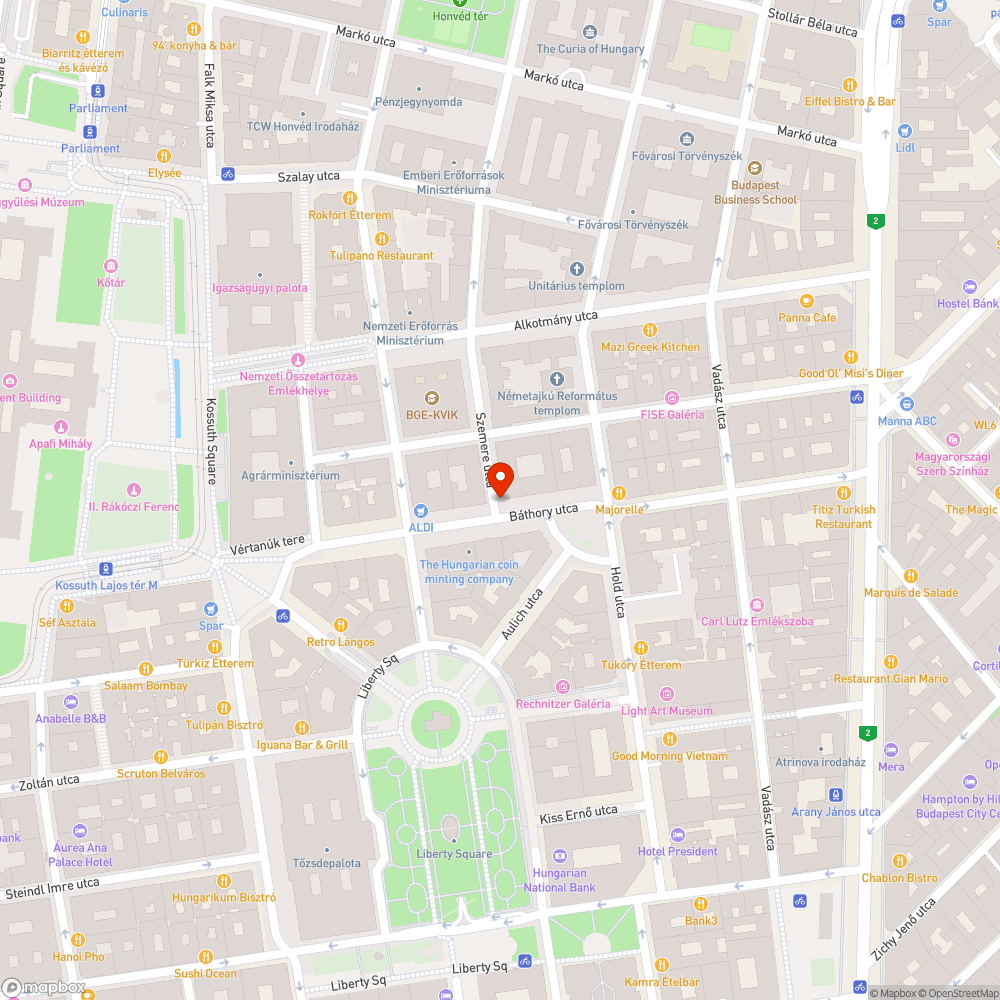 Lekopott kerékpáros nyom bejelentés helye