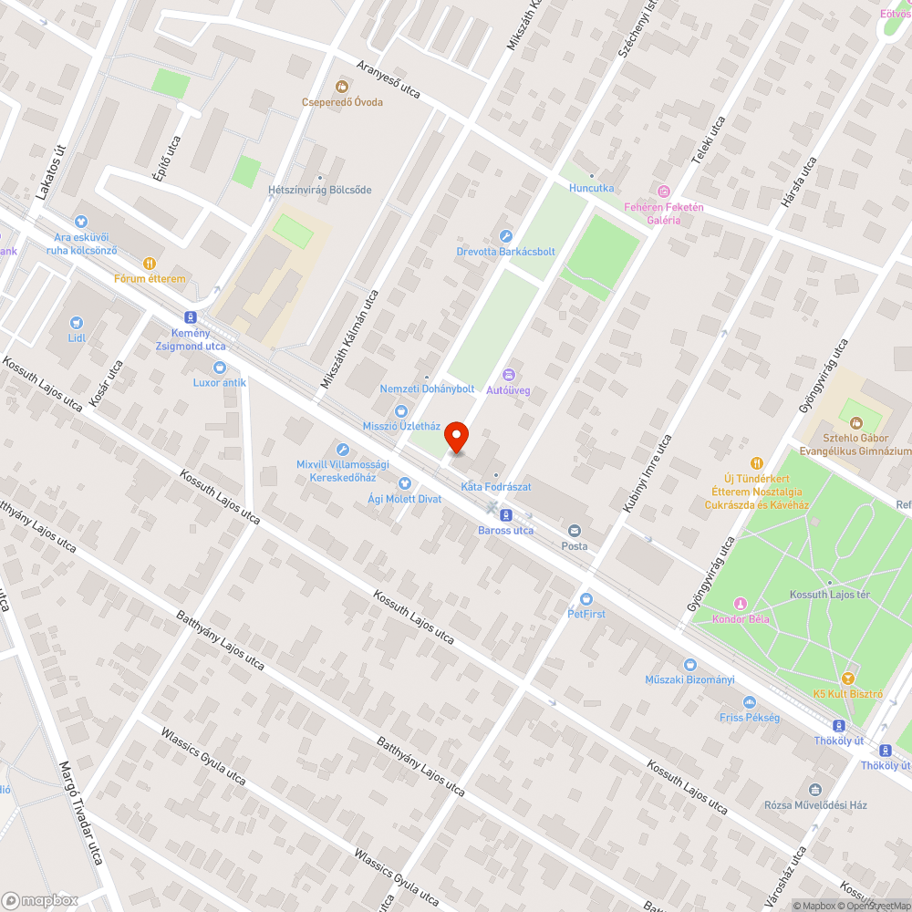 Kidőlt elektromos szekrény bejelentés helye