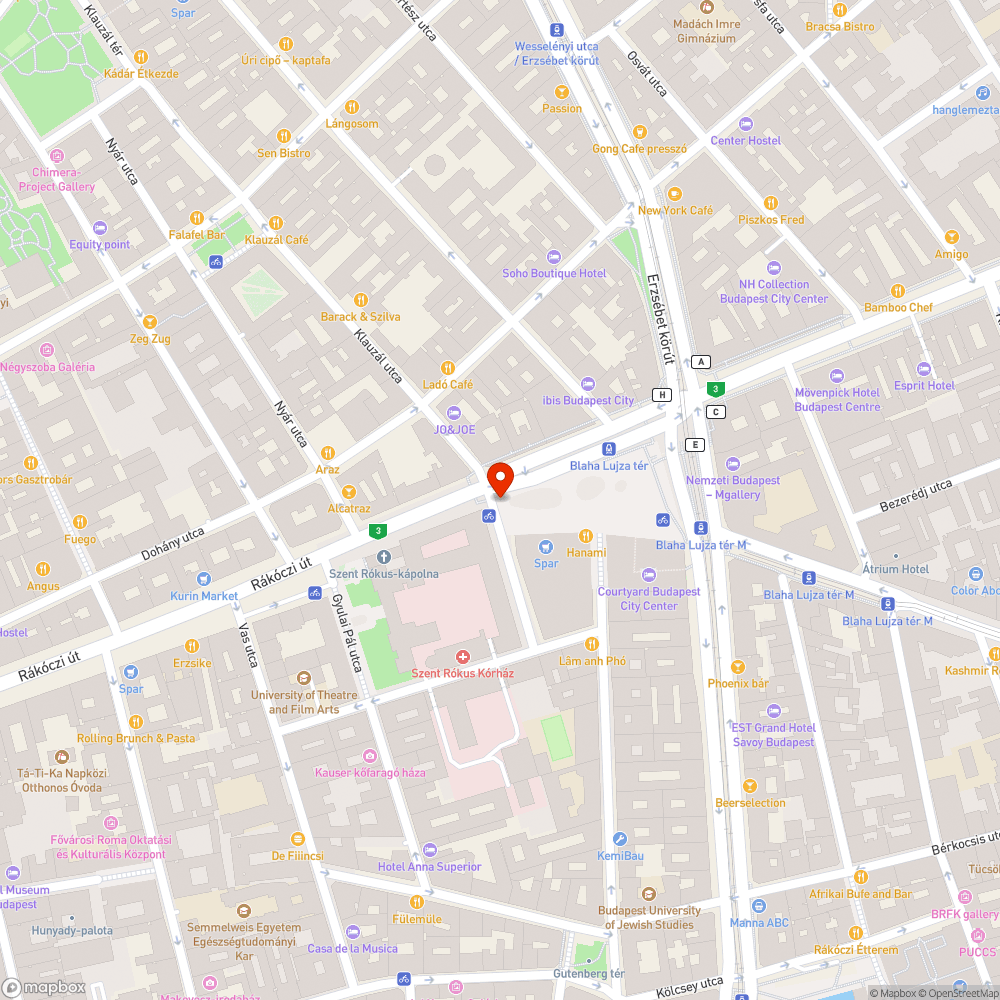 Megdőlt oszlop bejelentés helye