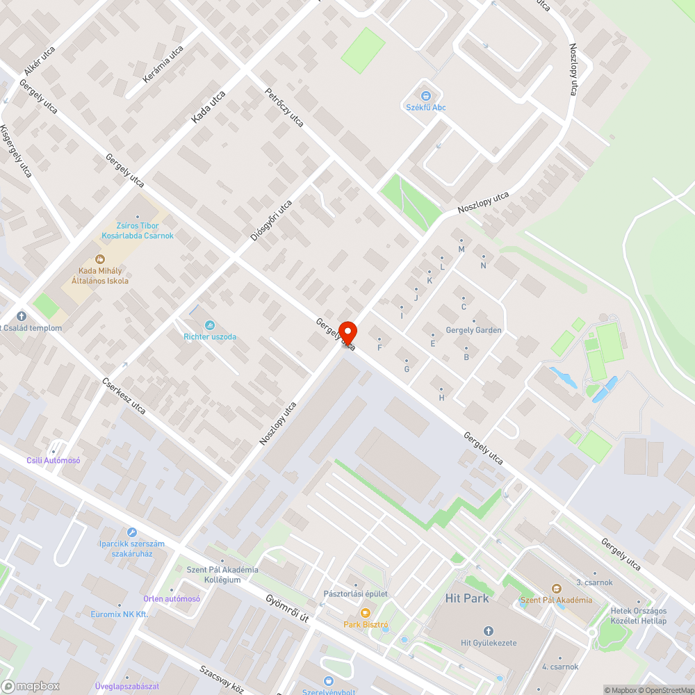 Sérült poller bejelentés helye