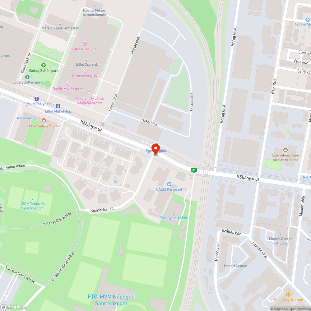 Leesett jelzőlámpa szerelőajtó bejelentés helye