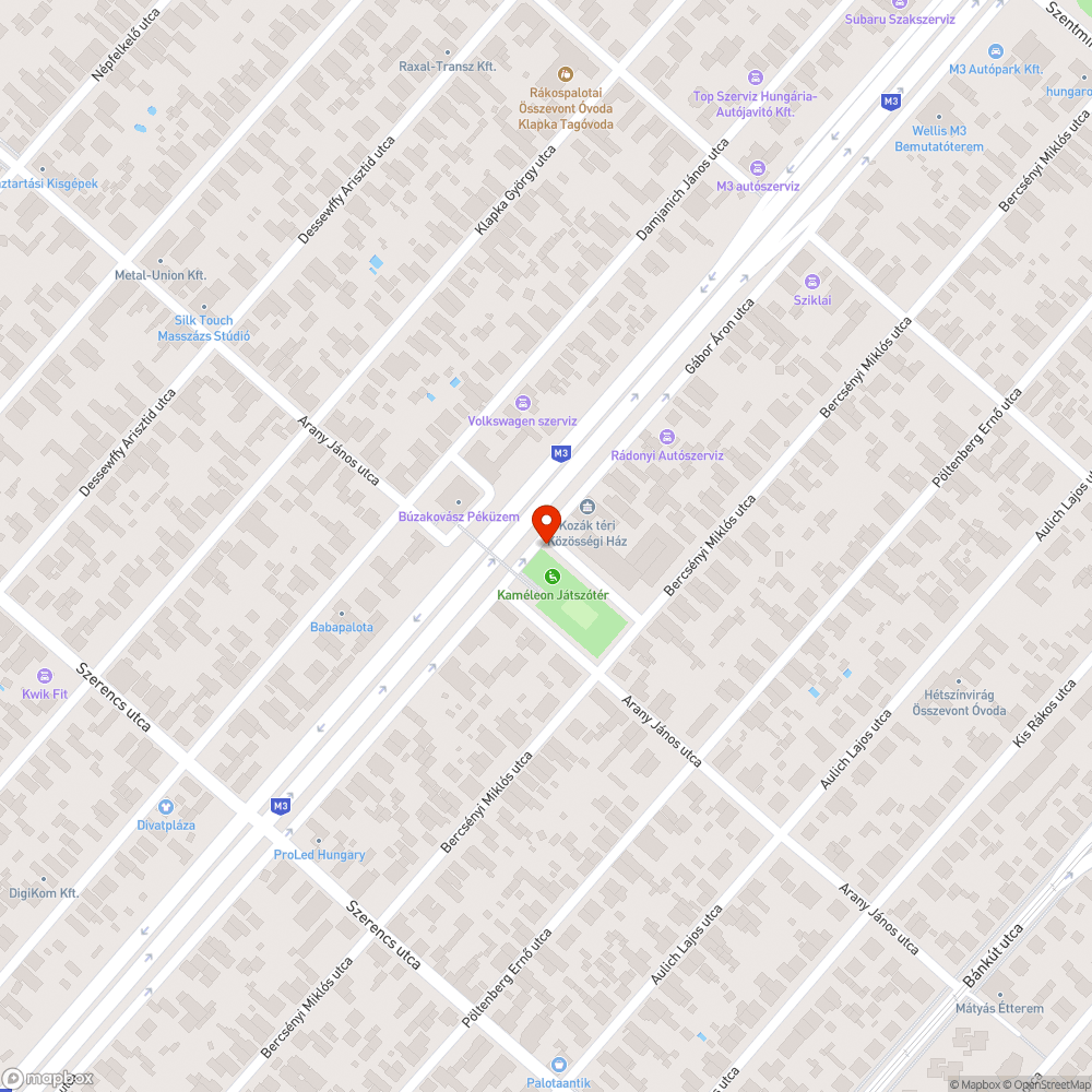 Magányos tábla bejelentés helye