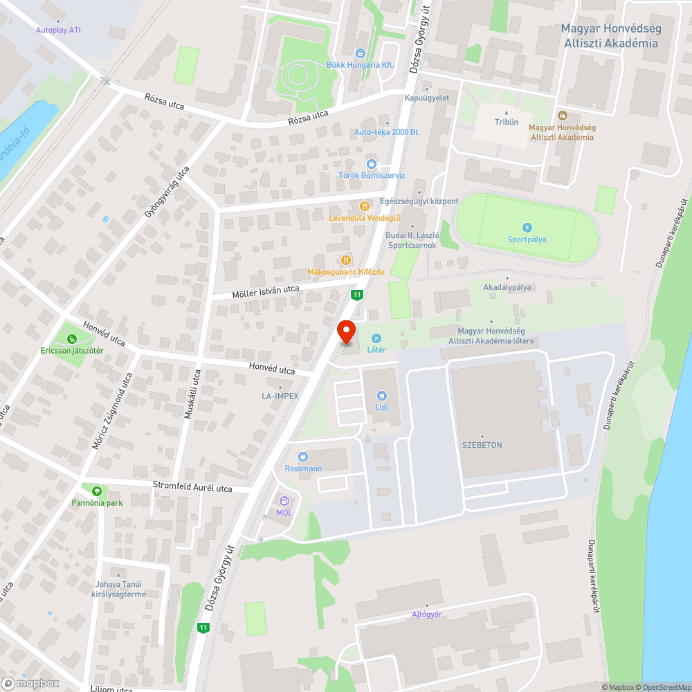 Hasadèk! bejelentés helye