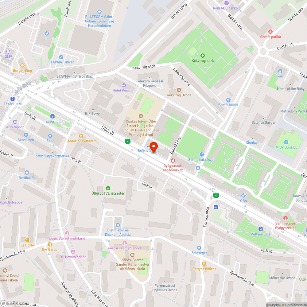 Betonozás a járdán, beszakadva bejelentés helye