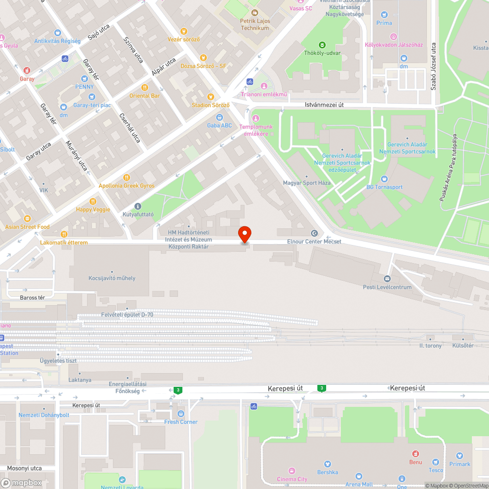 Szemétkupacok bejelentés helye