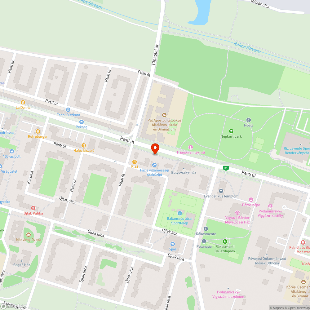 Graffiti a bicikliúton bejelentés helye