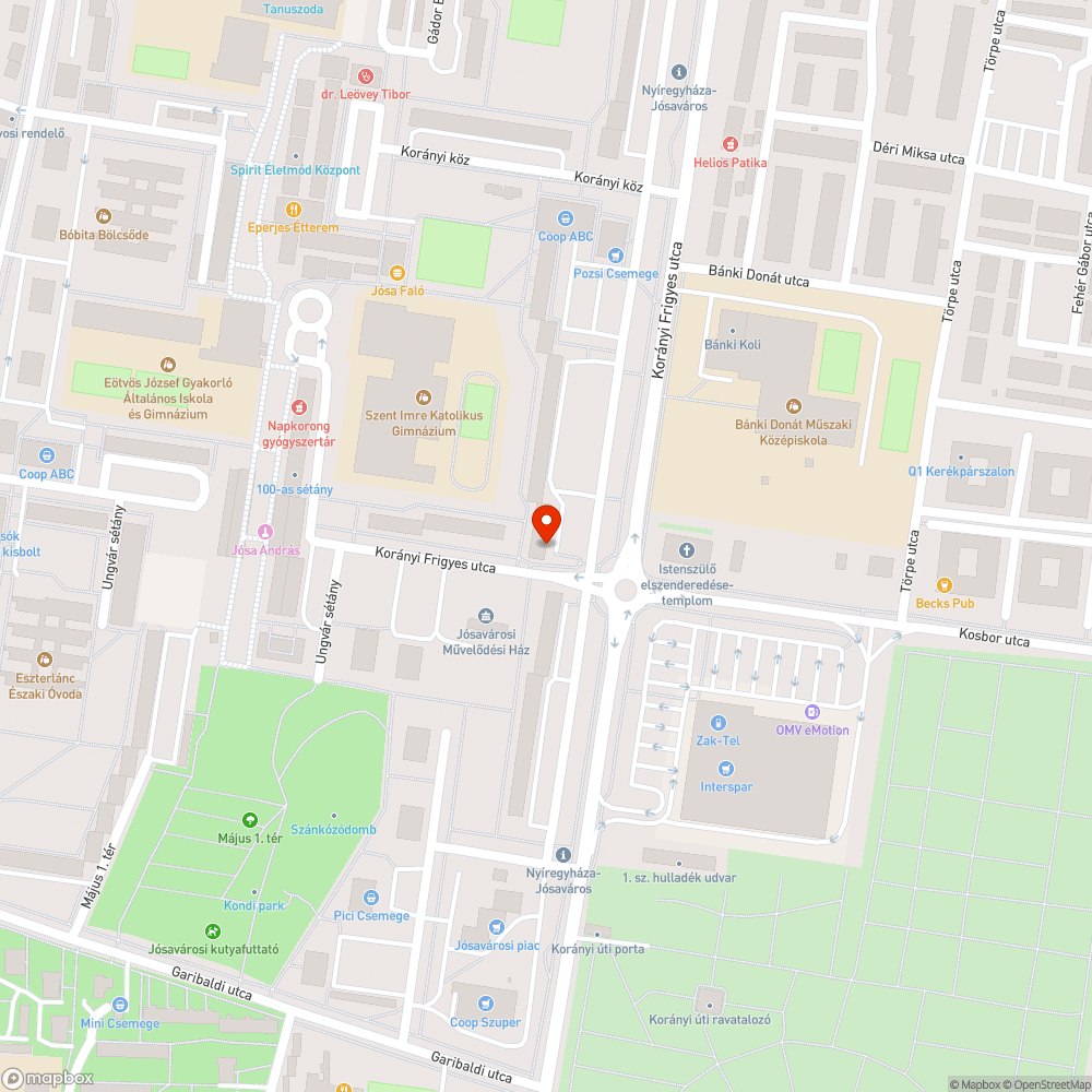 Kátyús,gyűrött út bejelentés helye