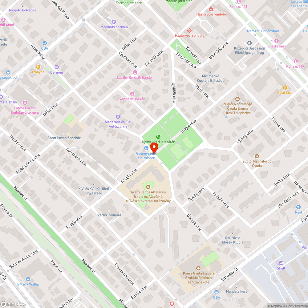 újvidék tér mászóka bejelentés helye