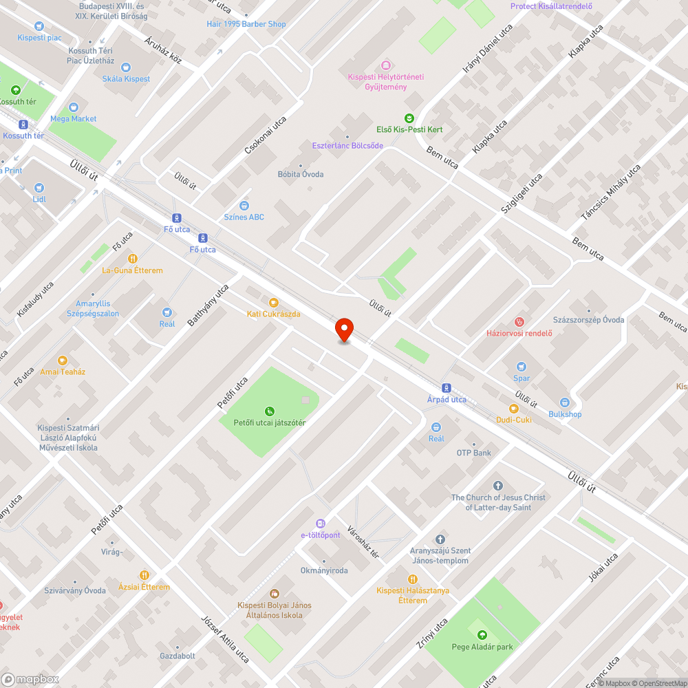 Hirdetőtábla maradványai a villanyoszlopon - Üllői út#Nagysándor József utca bejelentés helye