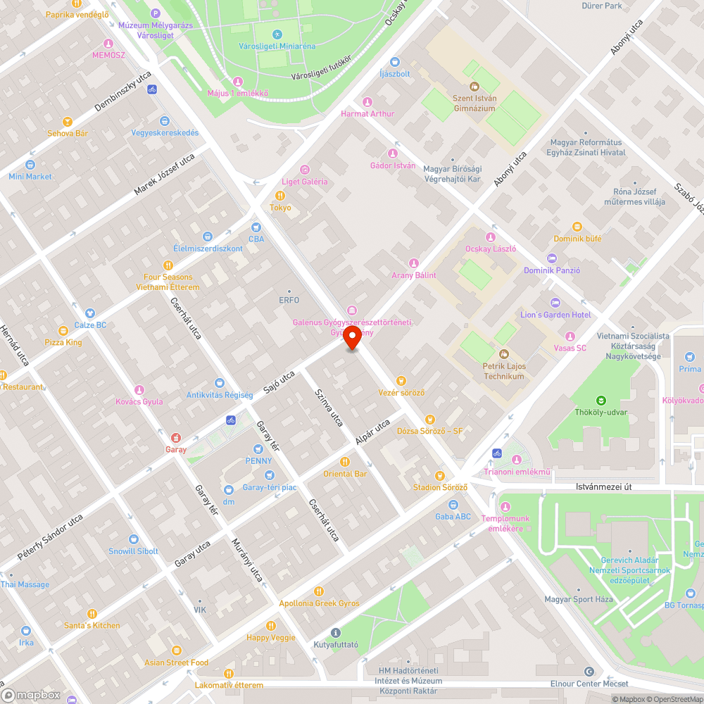 Zöldhulladék a járdán bejelentés helye