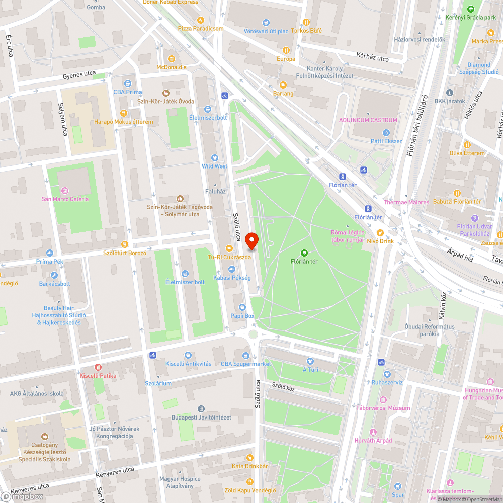 Szelektív kukák mellett lerakott szemét bejelentés helye