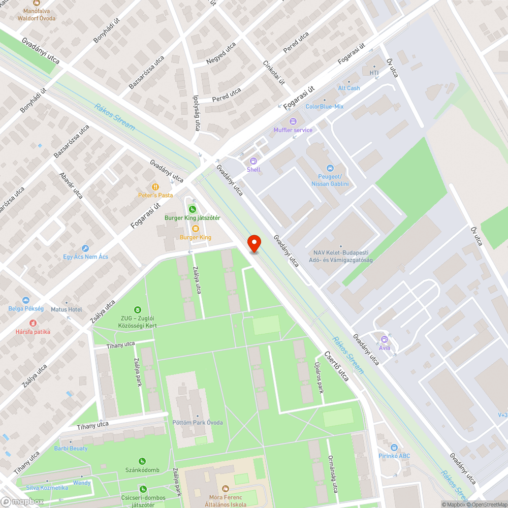 Buszöbölt a 80-81-es trolibusznak bejelentés helye