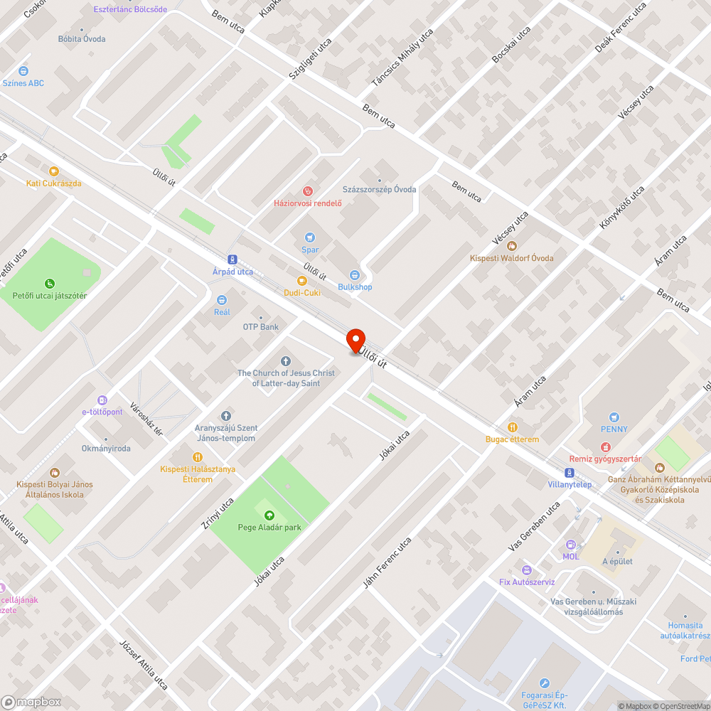 Hiányzó fák - Üllői út#Zrínyi utca bejelentés helye