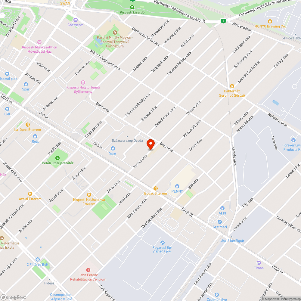 Gyalogosátkelőhely előtti parkolás bejelentés helye