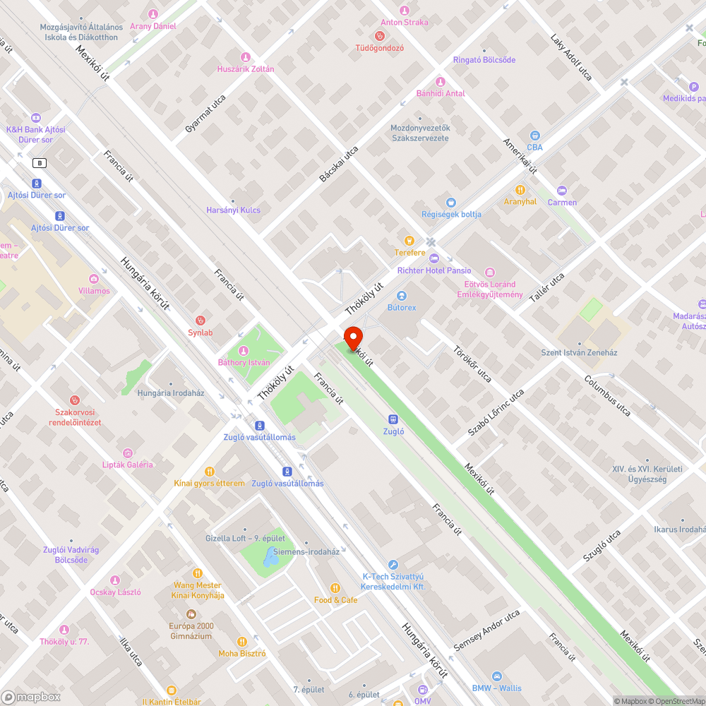 Elhagyott, rendszám nélküli autó bejelentés helye