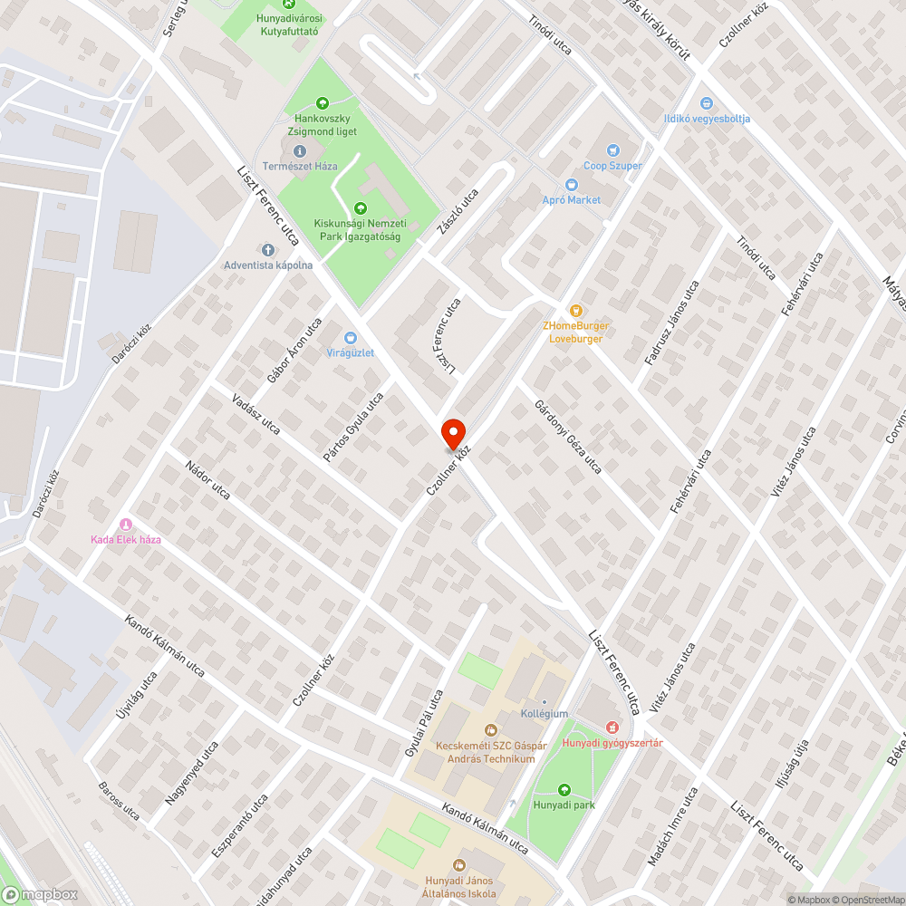 Újra kátyú a Czollner köz-Liszt F. u. kereszteződésében (nem bírta ki a telet a javítás) bejelentés helye