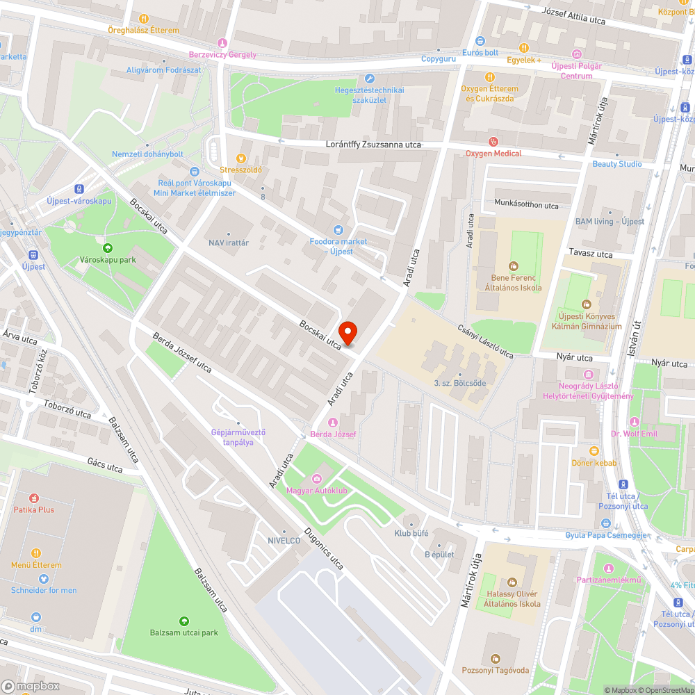 Elhanyagolt, kitáblázatlan kerékpárút Újpesten bejelentés helye