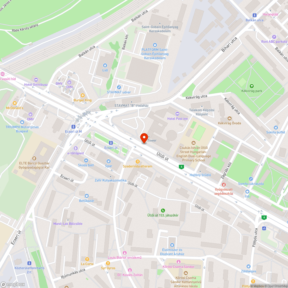 Járdasüllyedés a toronyházzal szemben bejelentés helye