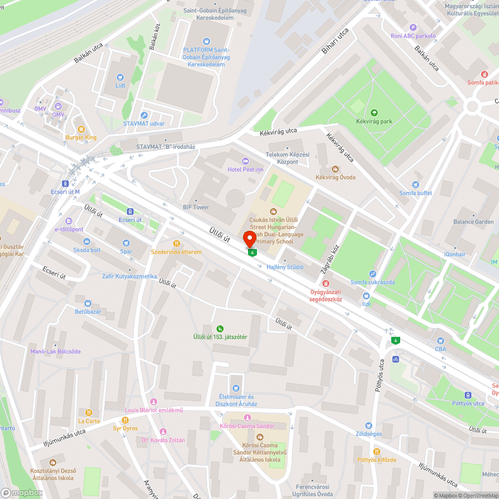 Katasztrofális útminőség kb 15 méteres szakaszon bejelentés helye