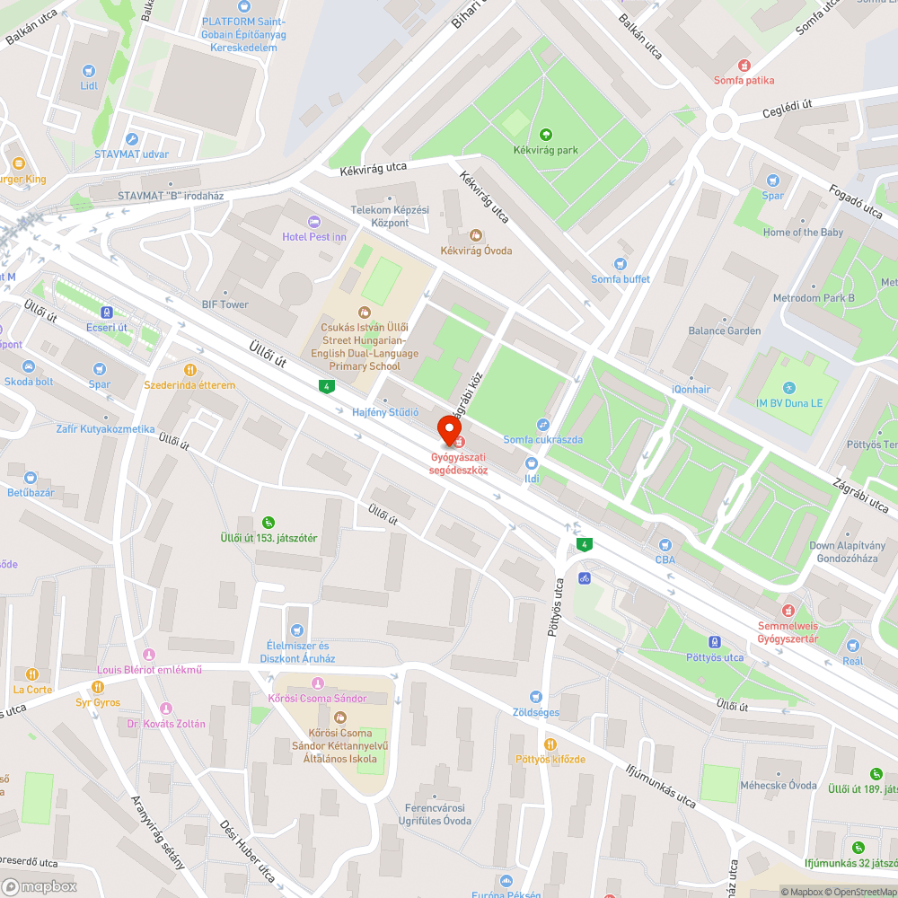 Kritikán aluli útminőség - Üllői út#Zágrábi köz bejelentés helye