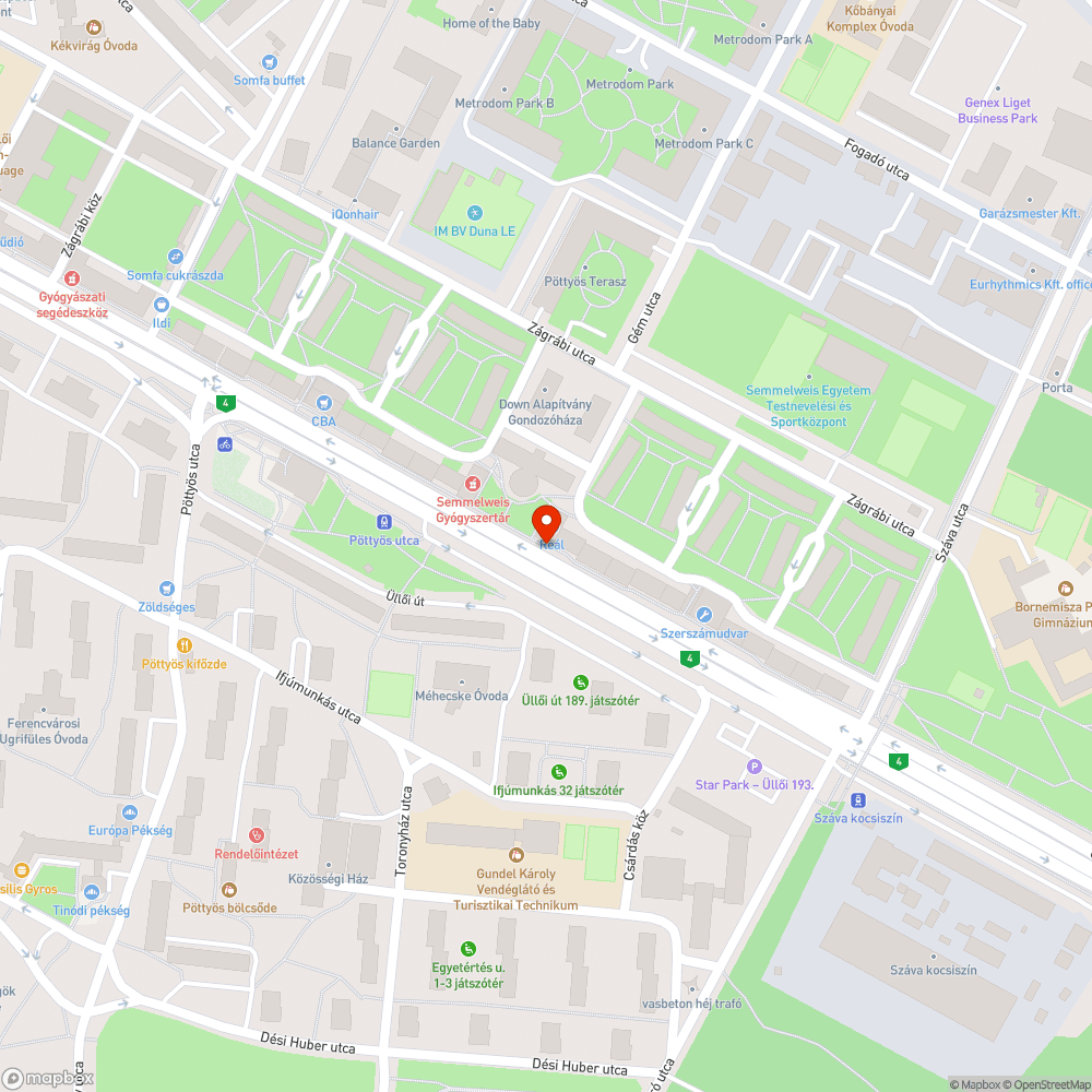 Durván megsüllyedt az útfelület és az aszfaltburkolat szétesett bejelentés helye