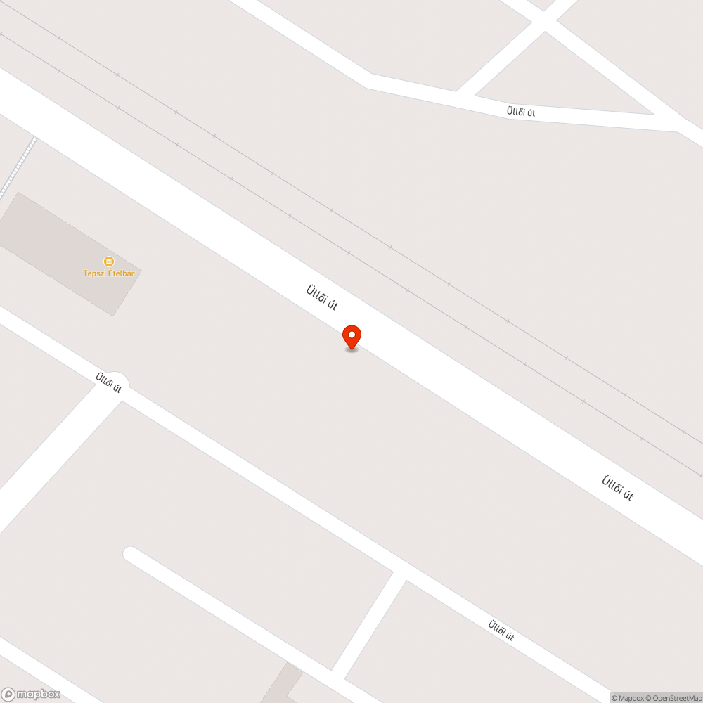 Szétrombolták a villamosvágány szegélyköveit az autósok -  a Petőfi utca torkolatánál bejelentés helye