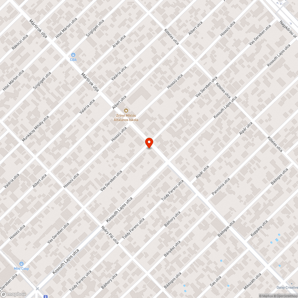 Hiányzó utcanévtábla bejelentés helye