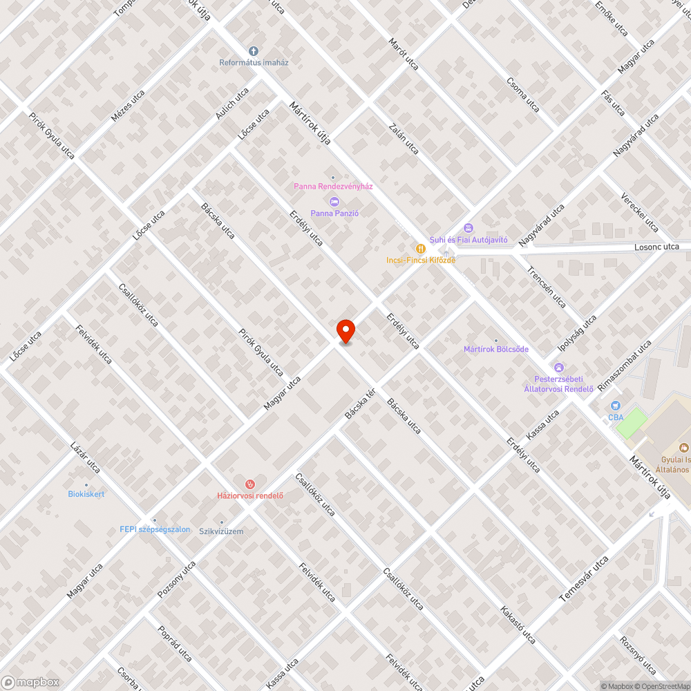 Felhalmozott szemét bejelentés helye