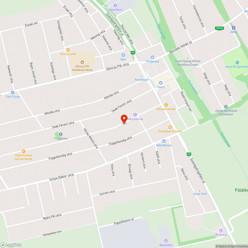 Több balesetveszélyes kátyú bejelentés helye