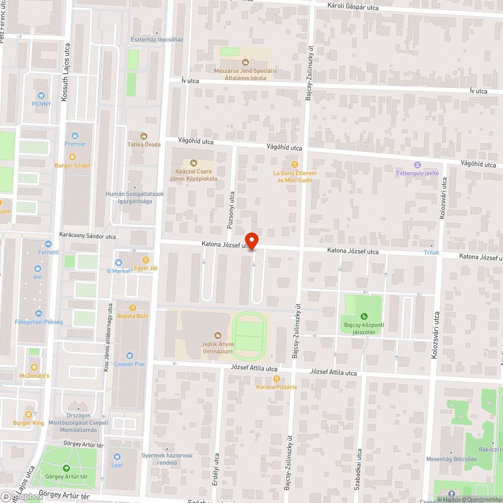 Ésszerűtlen helyre áthelyezni kívánt oszlop. bejelentés helye