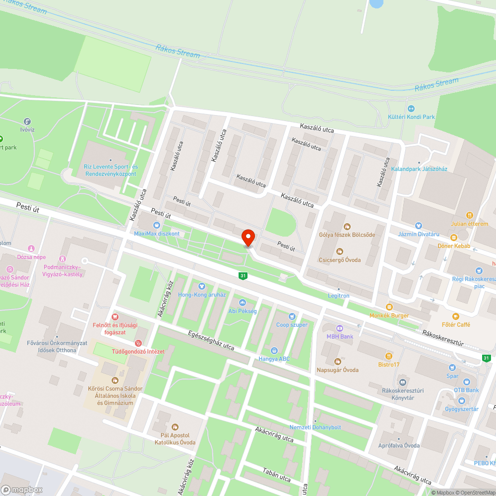 Megállni és parkolni tilos tábla bejelentés helye