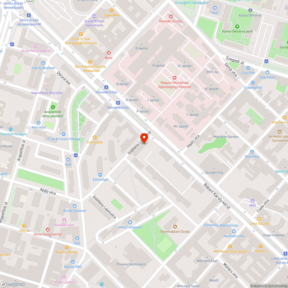 Kint felejtett tábla bejelentés helye